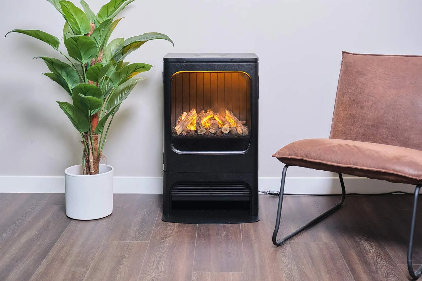 Dimplex Mapleton 80 Opti-Myst Vrijstaande Elektrische Stoomhaard met Verwarming (B×H×D) 463×764×442 mm