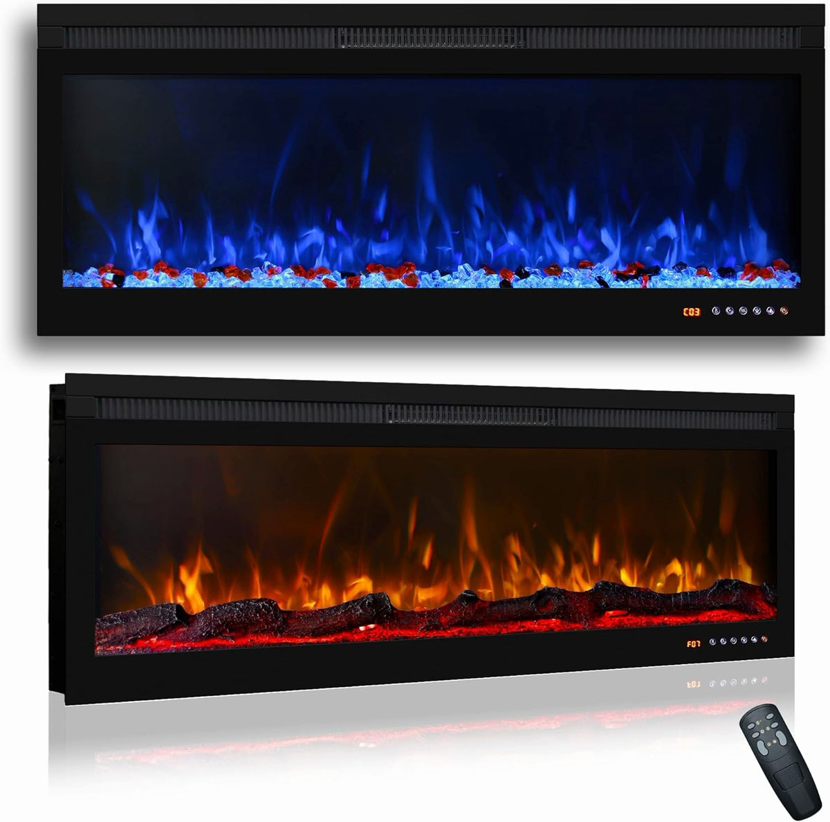Decoratieve vulopties voor de elektrische haard Mystflame 3D Perla 60.