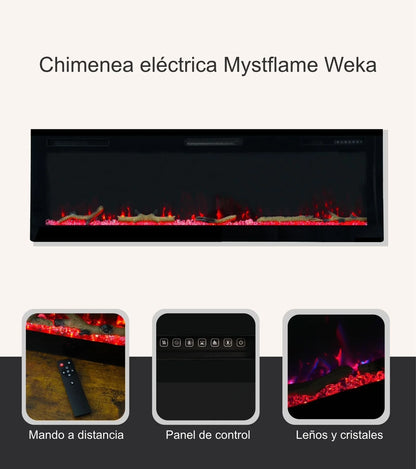 Kenmerken van de elektrische haarden Weka Fireplace WiFi