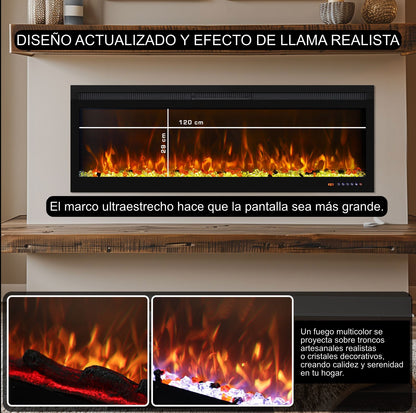 Kenmerken van de elektrische haard Mystflame 3D Perla 50.