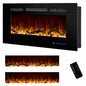 Elektrische wandhaard tot 1 meter. De elektrische haard Mystflame Galaxy 36 heeft een breedte van 90 cm.