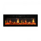 Mystflame V-Art 40: 5D elektrische haard met realistische vlamweergave en gloed van de houtblokken, plus geluid en verwarming.
