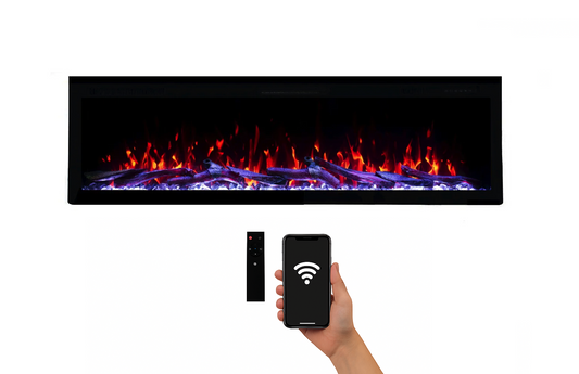 Weka Fireplace E60 WiFi — elektrische wandhaard met Wi-Fi