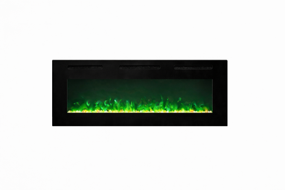 Goedkope elektrische haard Mystflame Crystal 42 New WiFi met multicolor vlameffect