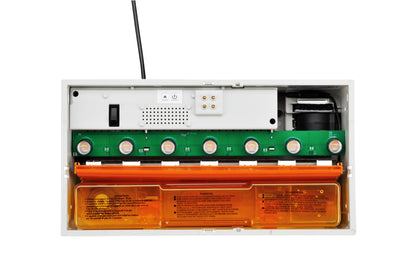 Constructie van de elektrische stoomhaard Dimplex Cassette 400 LED Opti-Myst
