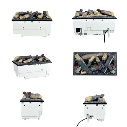 Dimplex Cassette 400 LED LOG Opti-Myst Elektrische Waterdamphaard (BxHxD) 404x271 x217 mm