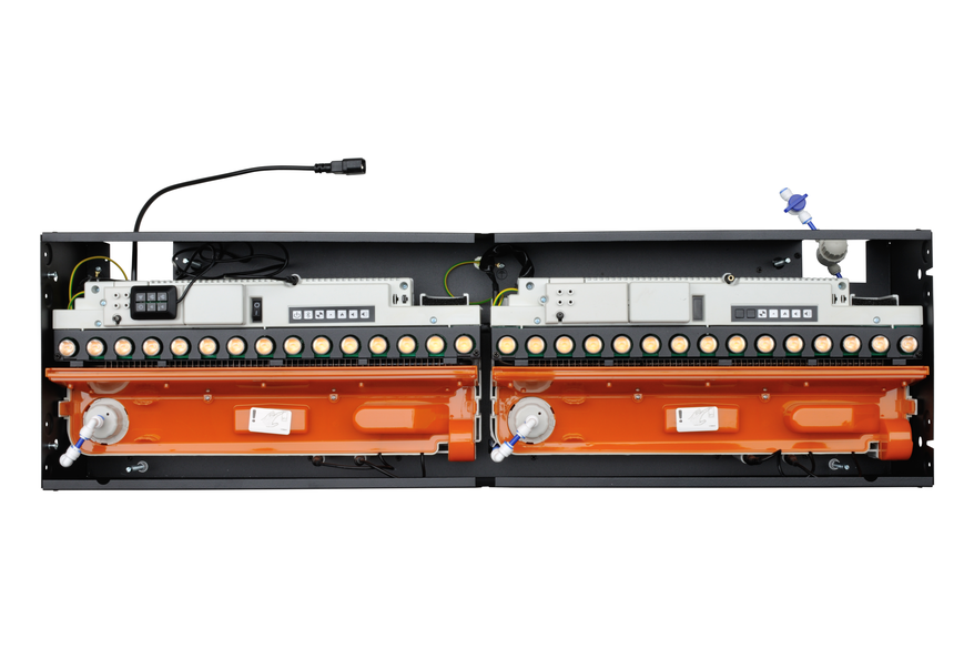 Dimplex Cassette 1000 PRO RGB Multi Opti-Myst elektrische stoomhaard met aansluiting op het waterleidingnet