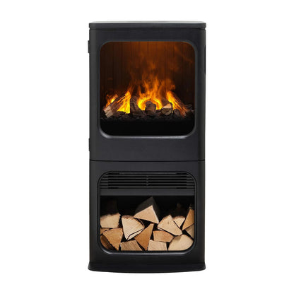 Dimplex Mapleton 100 Opti-Myst Vrijstaande Elektrische Stoomhaard met Verwarming (B×H×D) 463×965×443 mm