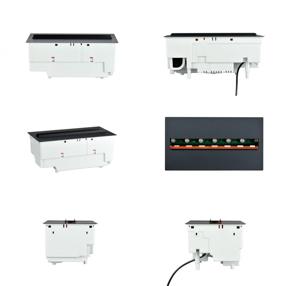 Inbouw elektrische stoomhaard Dimplex Cassette 400 LED Opti-Myst, 40 cm breed