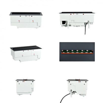 Inbouw elektrische stoomhaard Dimplex Cassette 400 LED Opti-Myst, 40 cm breed