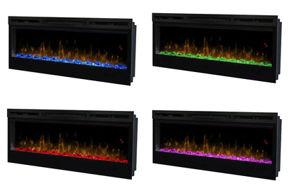 Elektrische haard Dimplex Optiflame Prism 50 met multicolor verlichting van decoratieve kristallen