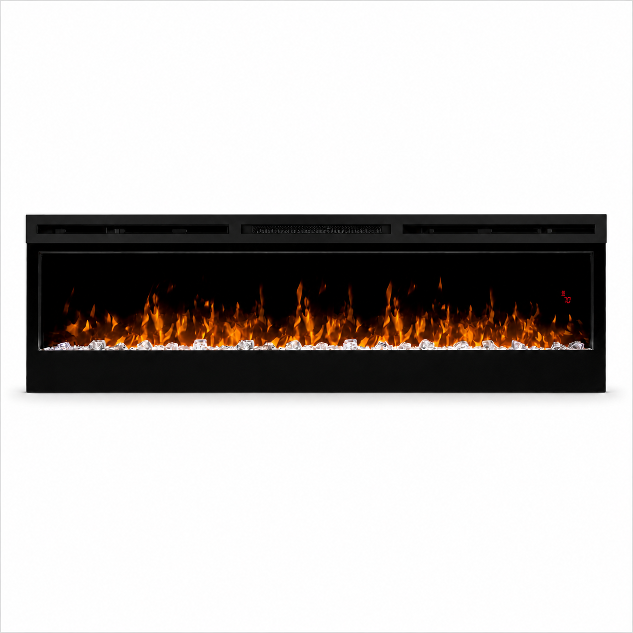 Chimenea eléctrica lineal empotrable y de pared Dimplex Optiflame Prism 74