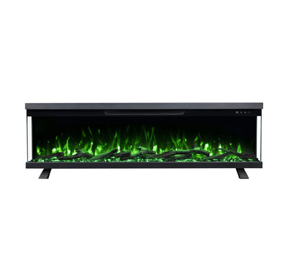 Mystflame Panorama 3S 60 WiFi Elektrische 3-zijdige haard (B×H×D) 1524×350×187 mm