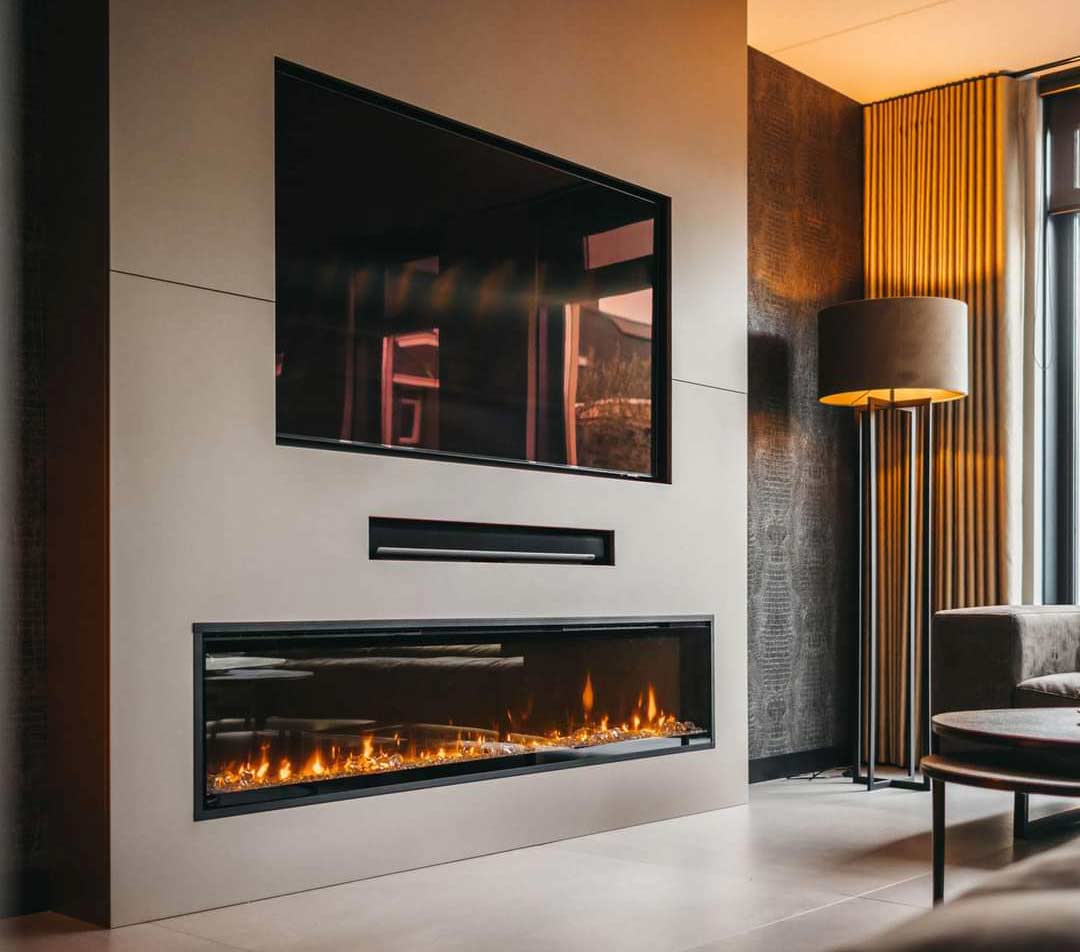 Elektrische haarden Dimplex voor wand en inbouw
