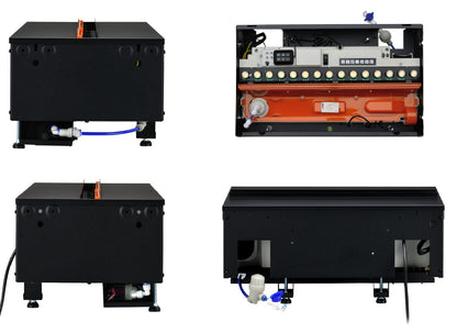 Dimplex Cassette 500 PRO RGB Multi Opti-Myst elektrische stoomhaard met aansluiting op het waterleidingnet