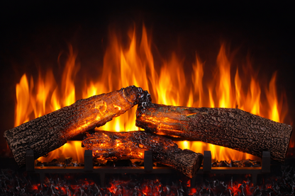 Realistisch effect van een levende vlam in de elektrische haard Dimplex Firebox XHD28 Multi Fire XHD28L