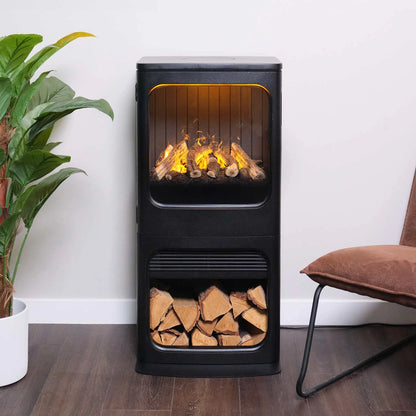 Dimplex Mapleton 100 Opti-Myst Vrijstaande Elektrische Stoomhaard met Verwarming (B×H×D) 463×965×443 mm