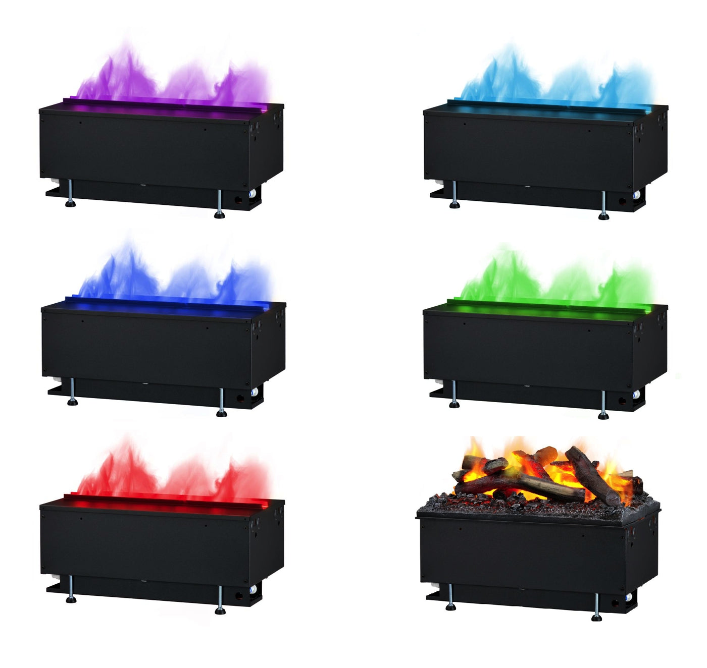 Dimplex Cassette 500 PRO RGB Multi Opti-Myst elektrische stoomhaard met aansluiting op het waterleidingnet