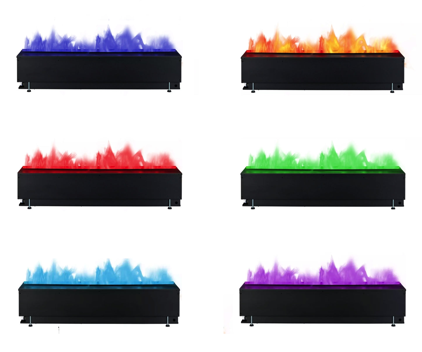 Dimplex Cassette 1000 PRO RGB Multi Opti-Myst elektrische stoomhaard met aansluiting op het waterleidingnet