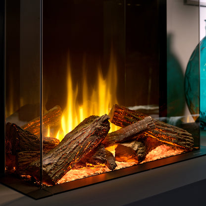 Llama realista de la chimenea eléctrica Dimplex Aspire 30.