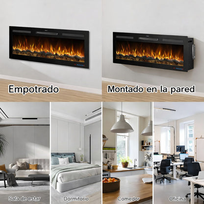 Installatiemogelijkheden van de elektrische haard Mystflame Galaxy Pro 50 NEW WiFi