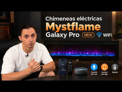 Mystflame Galaxy 50 Pro NEW WiFi Elektrische Haard Met Geluid (BxHxD) 1270×450×140 mm