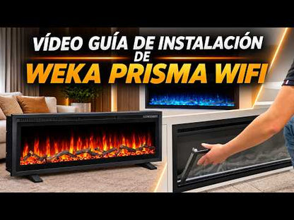 Weka Prisma 50 WiFi Lineaire Elektrische Haard (BxHxD) 1262×350×118 mm