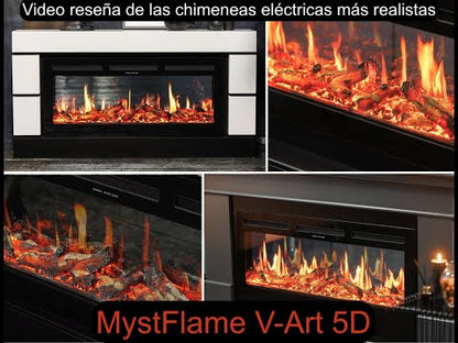 Mystflame V-Art 40 Elektrische Wandhaard (BxHxD) 1016x450x172 mm