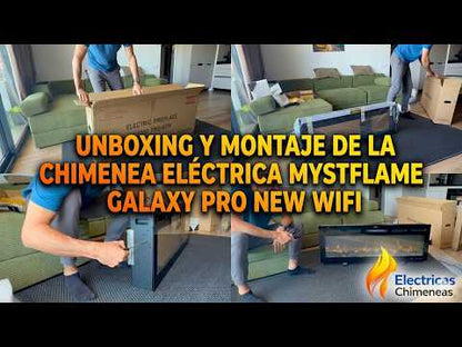 Mystflame Galaxy 36 Pro NEW WiFi Elektrische Haard Met Geluid (BxHxD) 914×450×140 mm