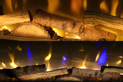 Oak logset Ignite Evolve 60 eikenhouten blokkenset voor de elektrische haard Dimplex Ignite Evolve 60 EVO1500